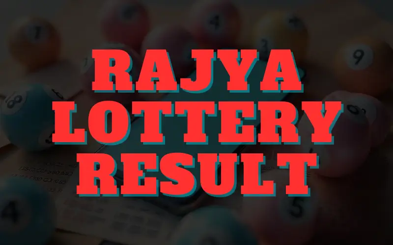 rajya lottery result